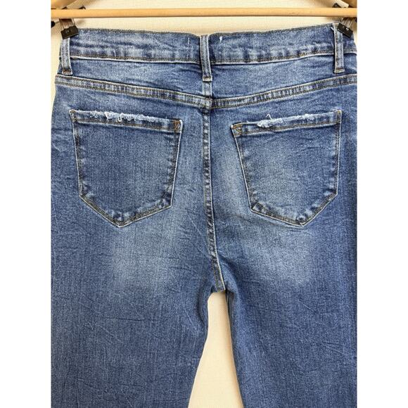 Kensie Jeans The Juliet High Rise Slim Ankle Fray Hem Women's Denim 8/29 - Picture 14 of 16
